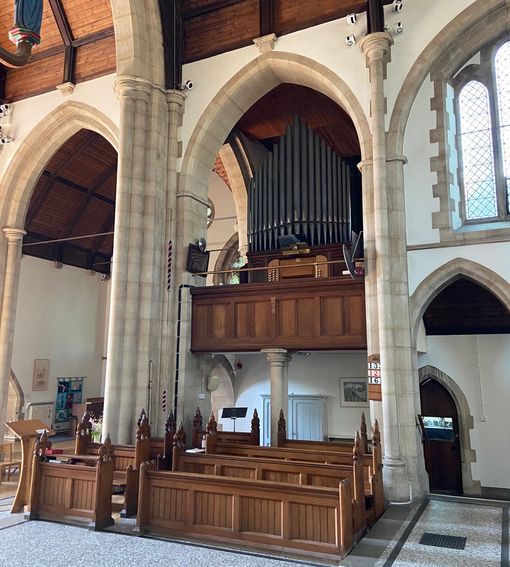 View of the organ